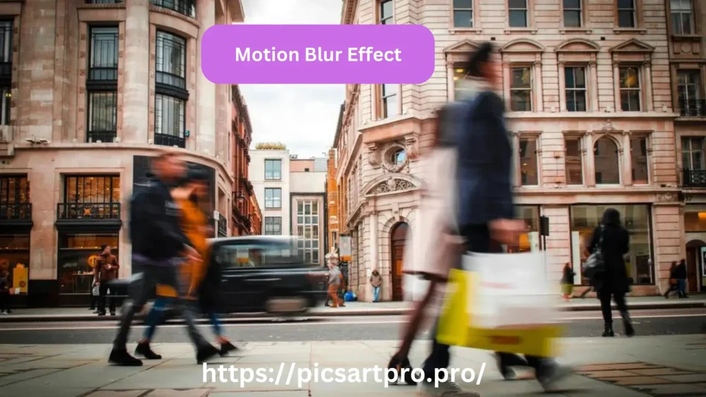 MOtion Blur Effect in PicsArt App